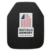 Buffalo Armory Game Changer Level III+ Steel Plate - 10x12, Single Curve, Shooters Cut