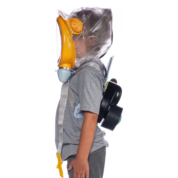 Mira Safety CM-3M CBRN Child Escape Respirator / Infant Gas Mask with PAPR