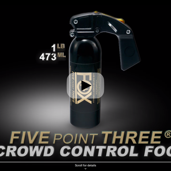 Fox Labs 5.3 - 12oz. 2% OC Pistol-Grip Canister
