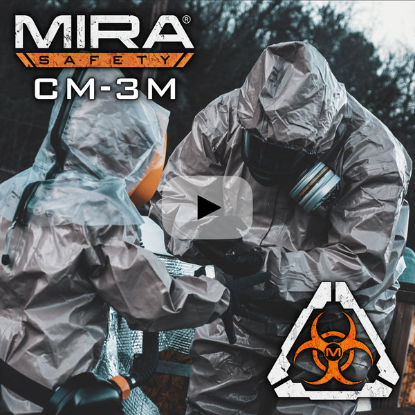 Mira Safety CM-3M CBRN Child Escape Respirator / Infant Gas Mask with PAPR
