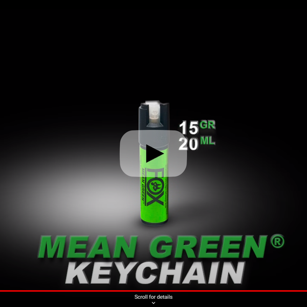 Fox Labs Mean Green - 0.5 oz. Staining Pepper Spray w/ Key Ring